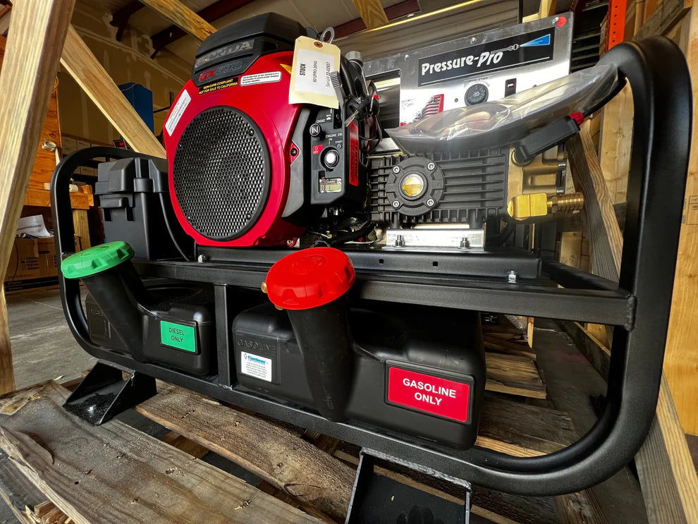 8 GPM Hot Water Skid – Honda GX690 | 3500 PSI | General Pump Model: 8012PRO-35HG