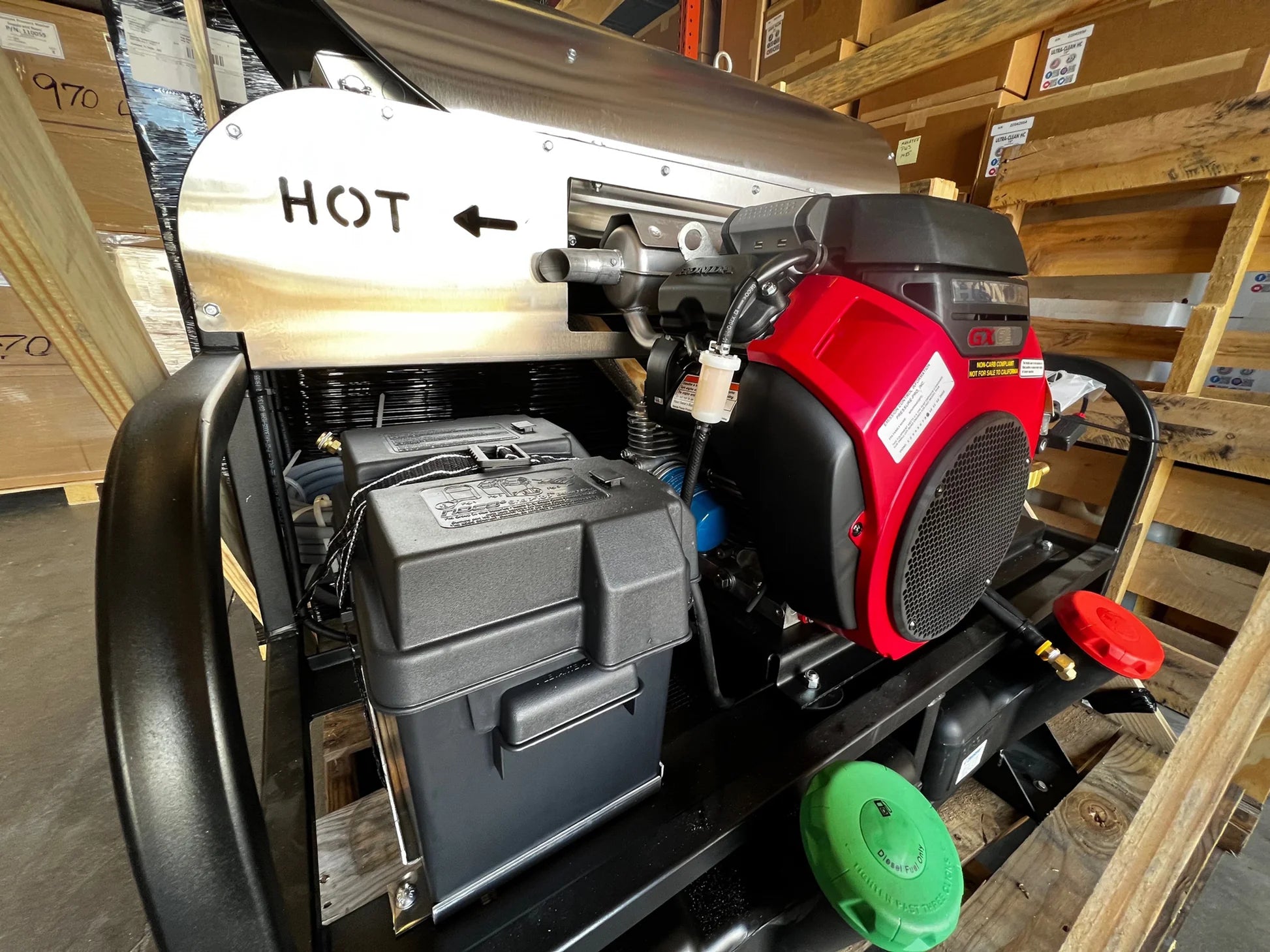 8 GPM Hot Water Skid – Honda GX690 | 3500 PSI | General Pump Model: 8012PRO-35HG