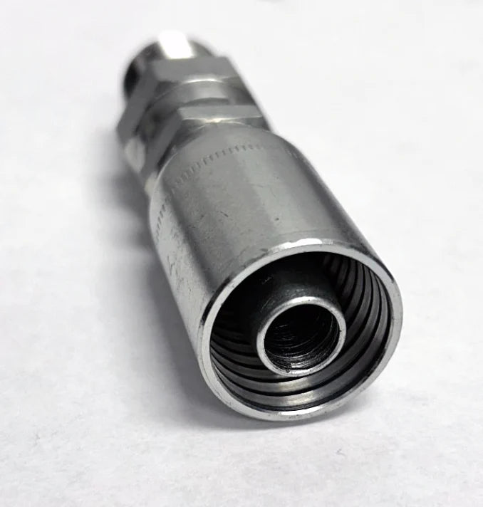 1/2" Hose x 1/2" MPT Swivel Crimp Fitting
