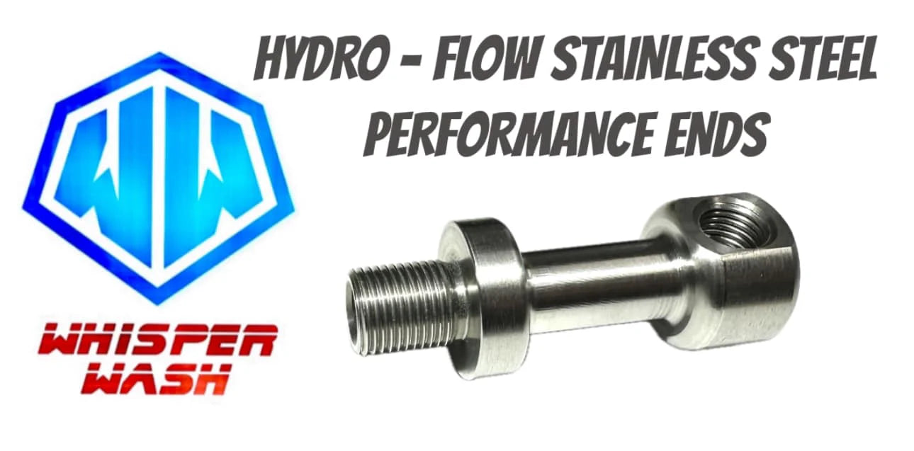 Whisper Wash XForce Stainless Steel Performance 4 Tip Surface Cleaner Bar