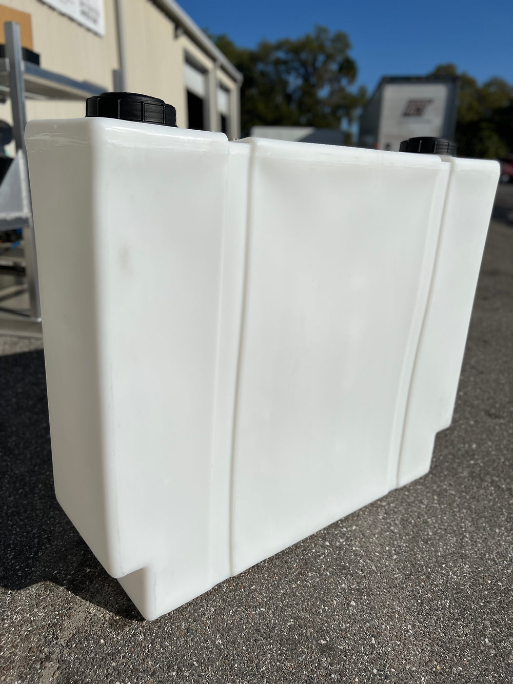 Polymer Rectangle Tank 100 Gallon Poly Water Tank Ronco Plastics 100 Gallon RV Water Tank