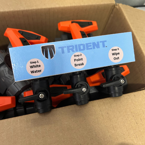Trident Down Stream Injector 3 Port Manifold | Polypropylene Manifold