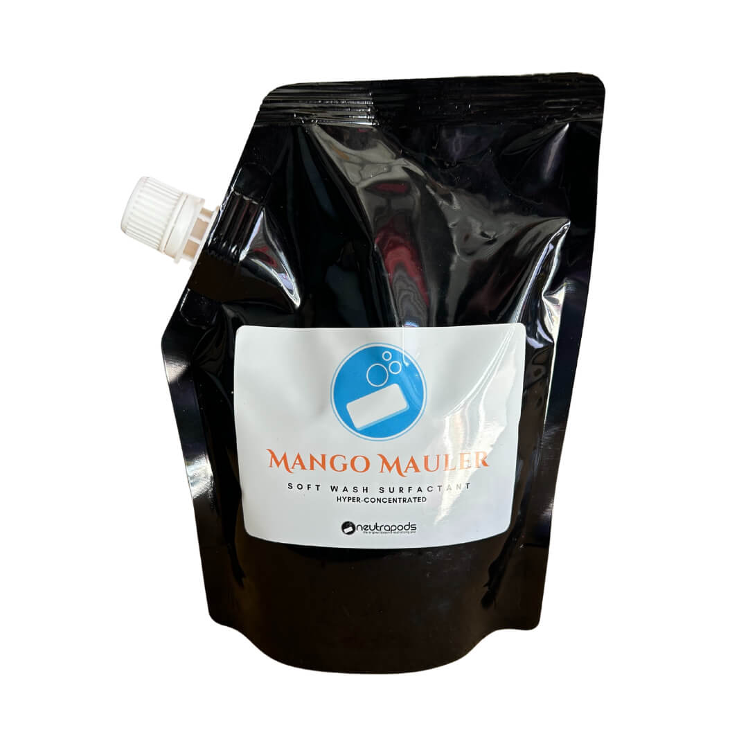 Mango Mauler Soft Wash Surfactant 16oz & 80 Pouches